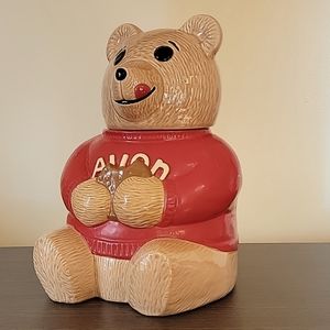 Avon Bear Cookie Jar